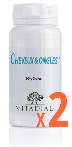 CHEVEUX ET ONGLES X2 Riches en actifs