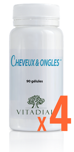 Cheveux et ongles X4 Riche en actifs