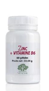 ZINC VIT B6 - 60 gélules